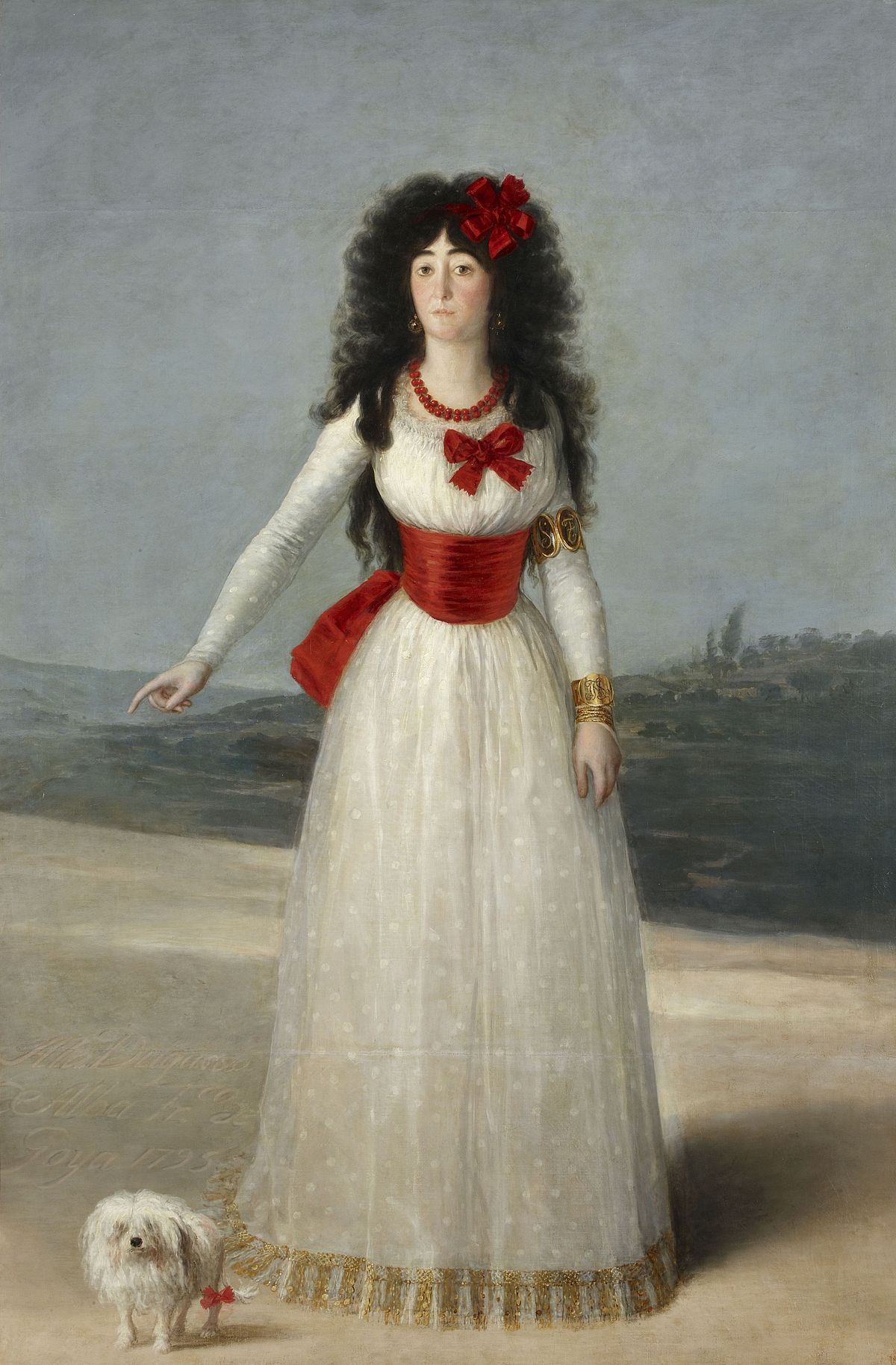 La duquesa de Alba retrato de Goya